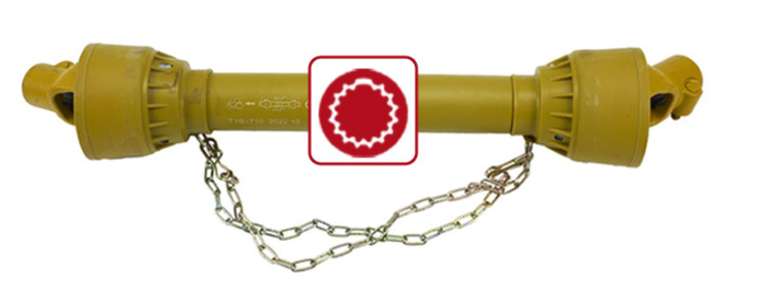 পিটিও শ্যাফট-ইনভোলুট স্প্লাইন টিউব